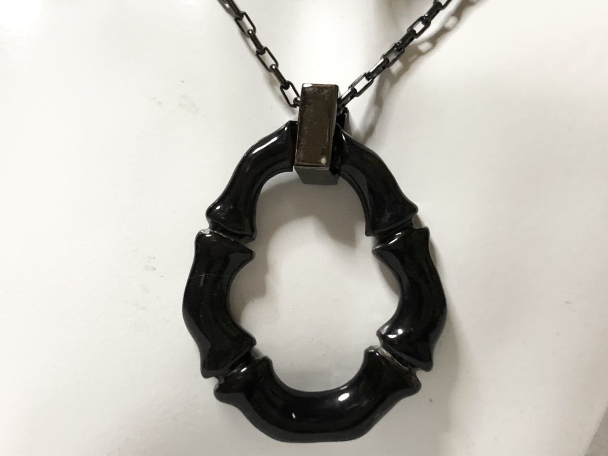 愛用 美品 VENDOME ヴァンドーム ネックレス ブラックコーティング