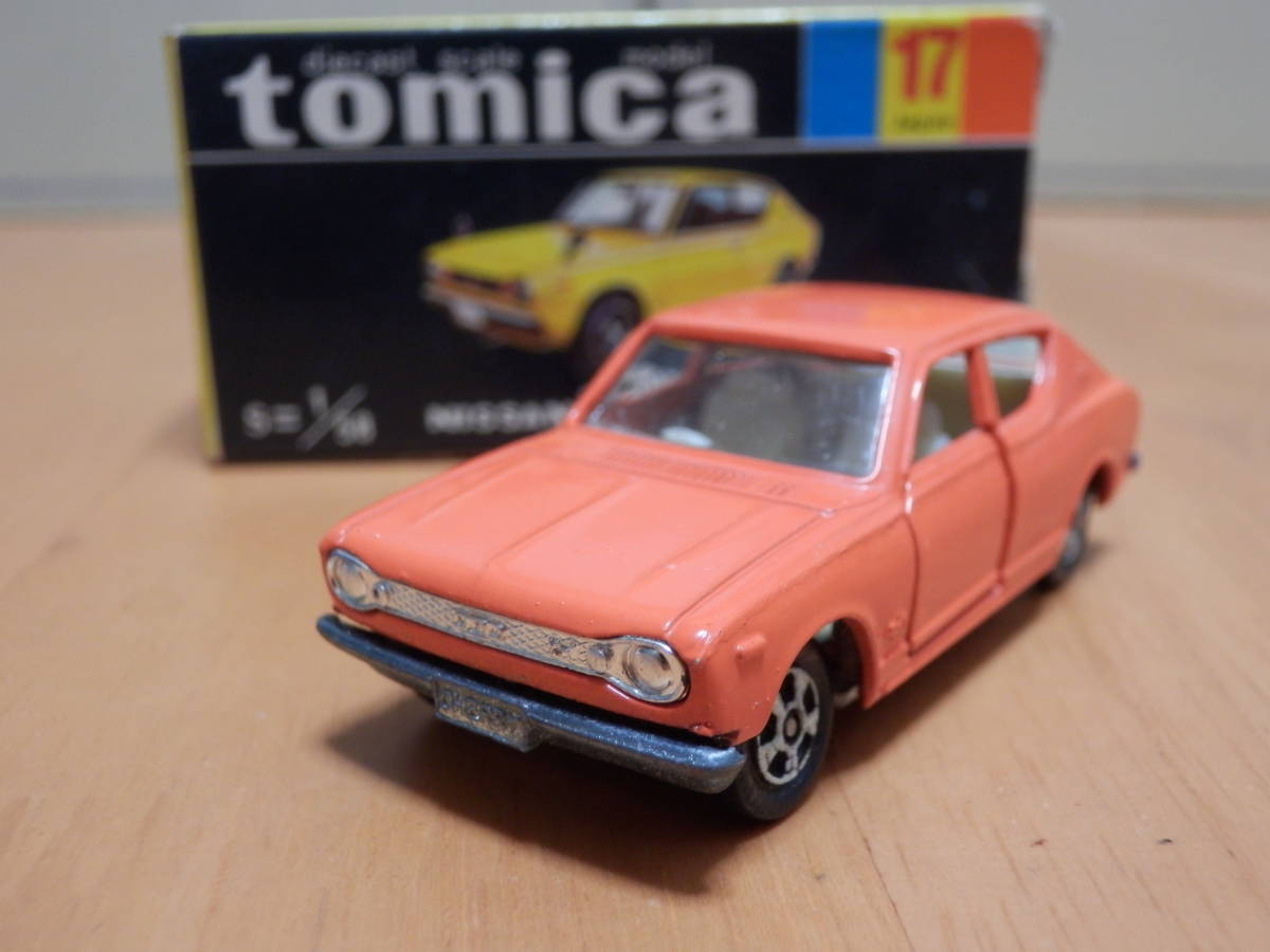 けておりま】 トミカ 黒箱 17 ニッサン チェリー X-1 日本製 当時物