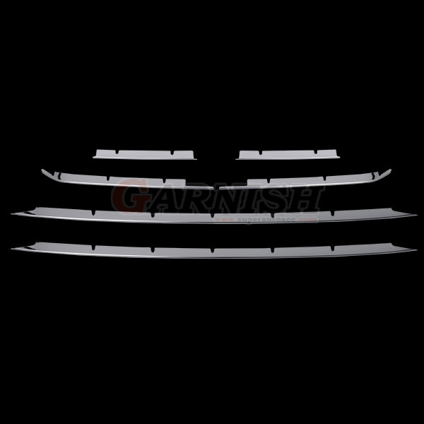 トヨタ ノア 90系 2022年～ フロントバンパーグリルカバー ガーニッシュ ステンレス製 メッキモール 鏡面 外装 パーツ 6P kj5709_画像4