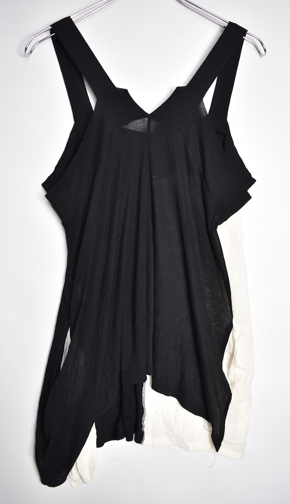Y's ワイズ キャミソールワンピース ノースリーブ ビスチェ タンクトップ アシンメトリー Yohji Yamamoto ヨウジヤマモト 240L17