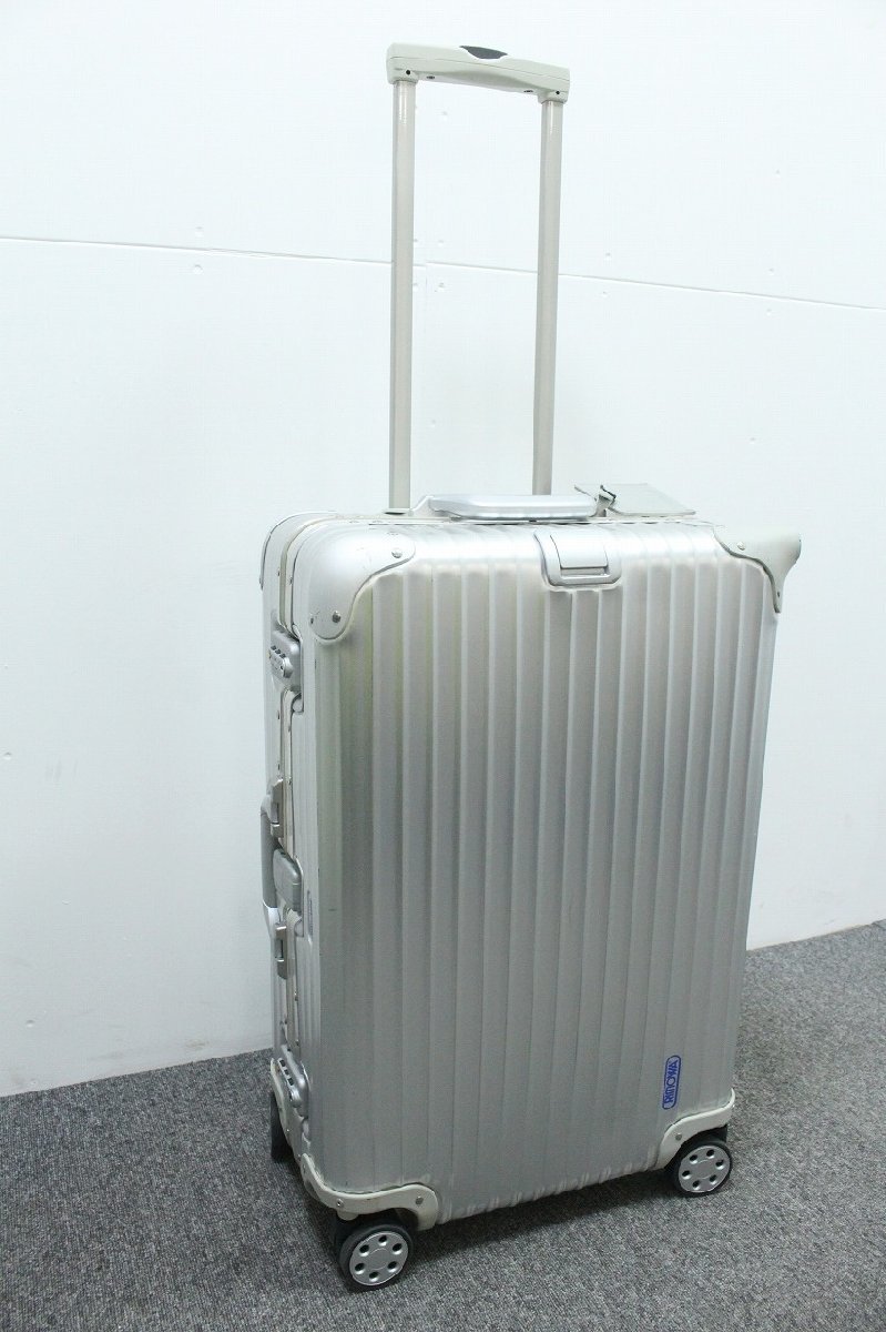 【1円～】美品 RIMOWA リモワ TOPAS トパーズ Multiwheel マルチホイール スーツケース 9326300801296 4輪 64L TSAロック 2-F006/1/160_画像9