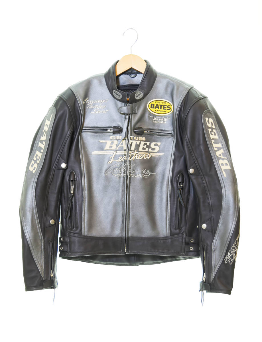 ヤフオク! - ☆ BATES ベイツ レザー ジャケット M 黒 ブラッ...