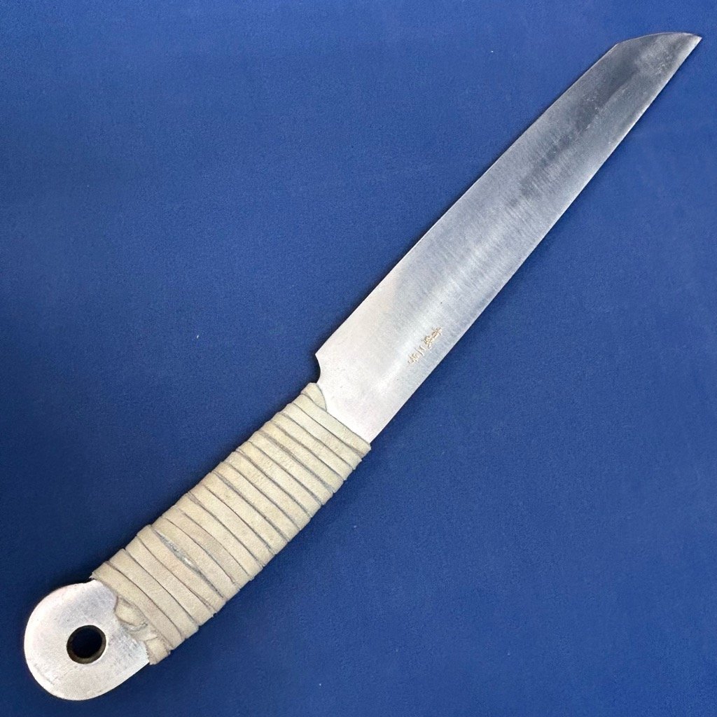 左藤蔵/セキカワ 】《煌王:片刃渓流刀》【有色積層鋼/青紙2 左藤蔵/セキカワ 】《煌王:片刃渓流刀》【有色積層鋼/青紙2