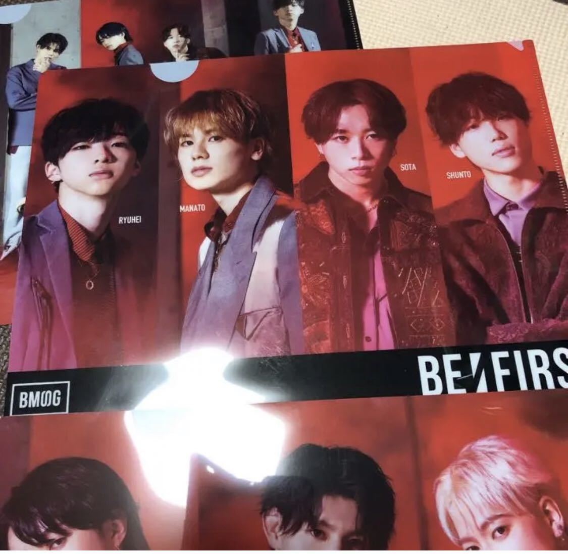  clear file ( not for sale ) three pieces set BE:FIRST BMSG Be First 