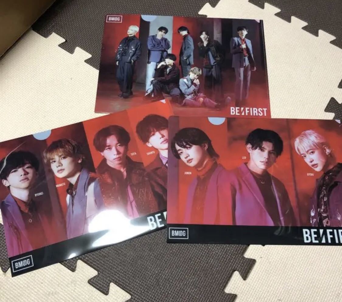  clear file ( not for sale ) three pieces set BE:FIRST BMSG Be First 