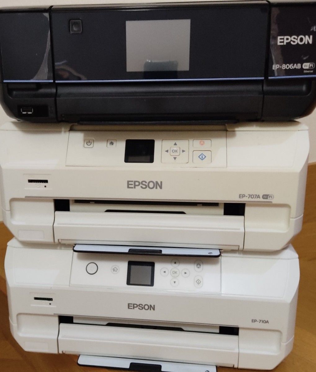 ジャンク品 EP-808 エプソン プリンター 3台 E 806 707 710