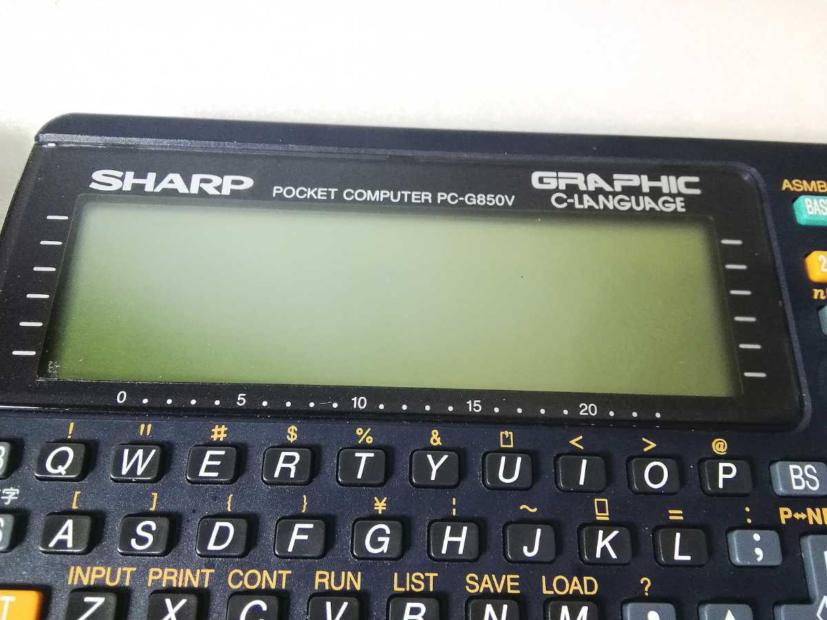 [ Junk ]SHARP sharp pocket computer PC-G850V (az)