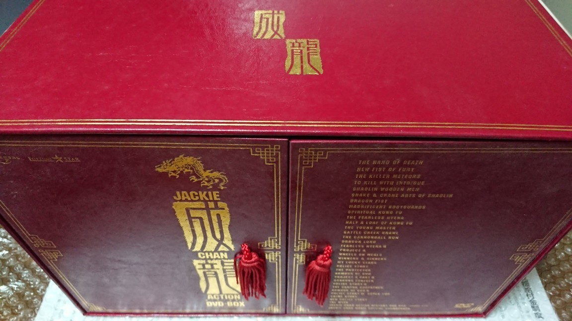 ジャッキー・チェン/『香港電影最強大全 成龍 Jackie Chan Action History DVD-BOX』/DVD32枚セット(特典なし)と、CMチラシ_画像3