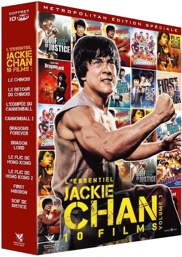 ジャッキー・チェン/『Coffret jackie chan l'essentiel (10 films)』/1980年～1988年/フランス公開版/10枚組/DVD-BOX_画像1