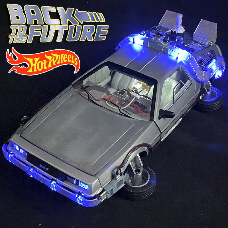 新品】1/18 ホットウィール バックトゥザフューチャー Hot Wheels