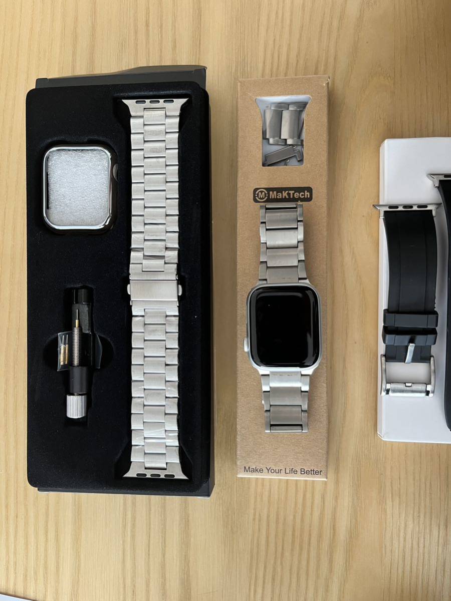 Apple Watch Series 8 GPSモデル 45mmシルバーアルミニウムケースとホワイトスポーツバンド レギュラー MP6N3J/A おまけ バンド色々(スマートウォッチ本体)｜売買されたオークション情報、yahooの商品情報をアーカイブ公開 - オークファン（aucfan.com）