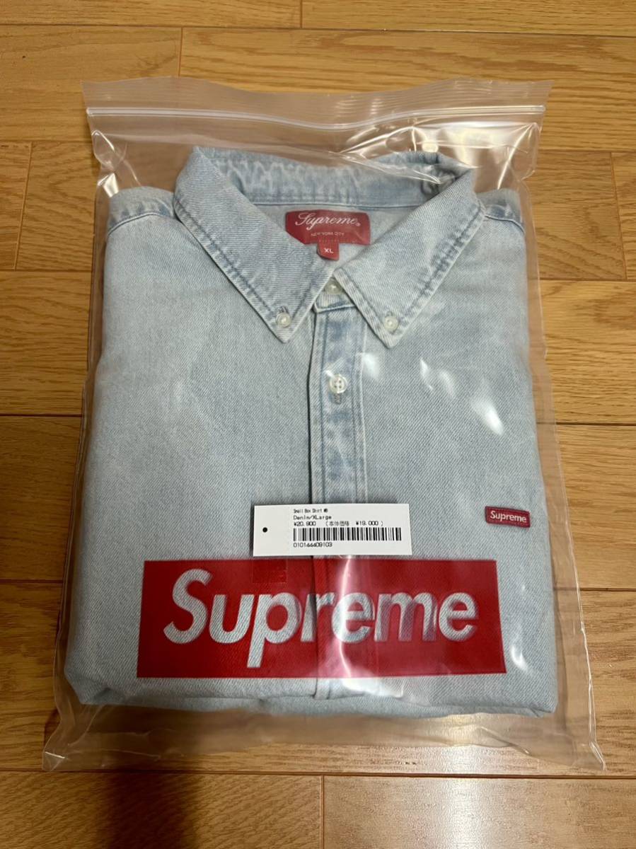 数量は多 特別セール品 supreme small S BOX Box denim shirt デニム