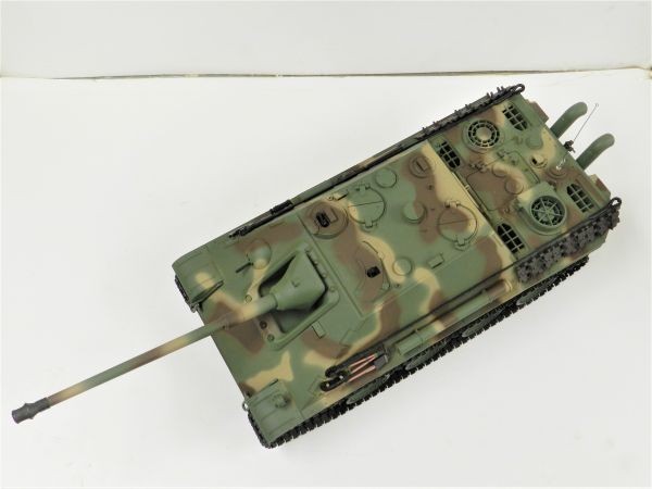  has painted final product Heng Long 1/16 tank radio-controller Germany .. tank ya-kto Panther latter term type 3869-1[ infra-red rays Battle system attaching against war possibility Ver.7.0]