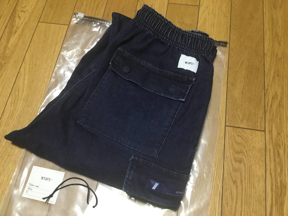 WTAPS 2022 AW GIMMICK TROUSERS COTTON DENIM INDIGO サイズS JUNGLE