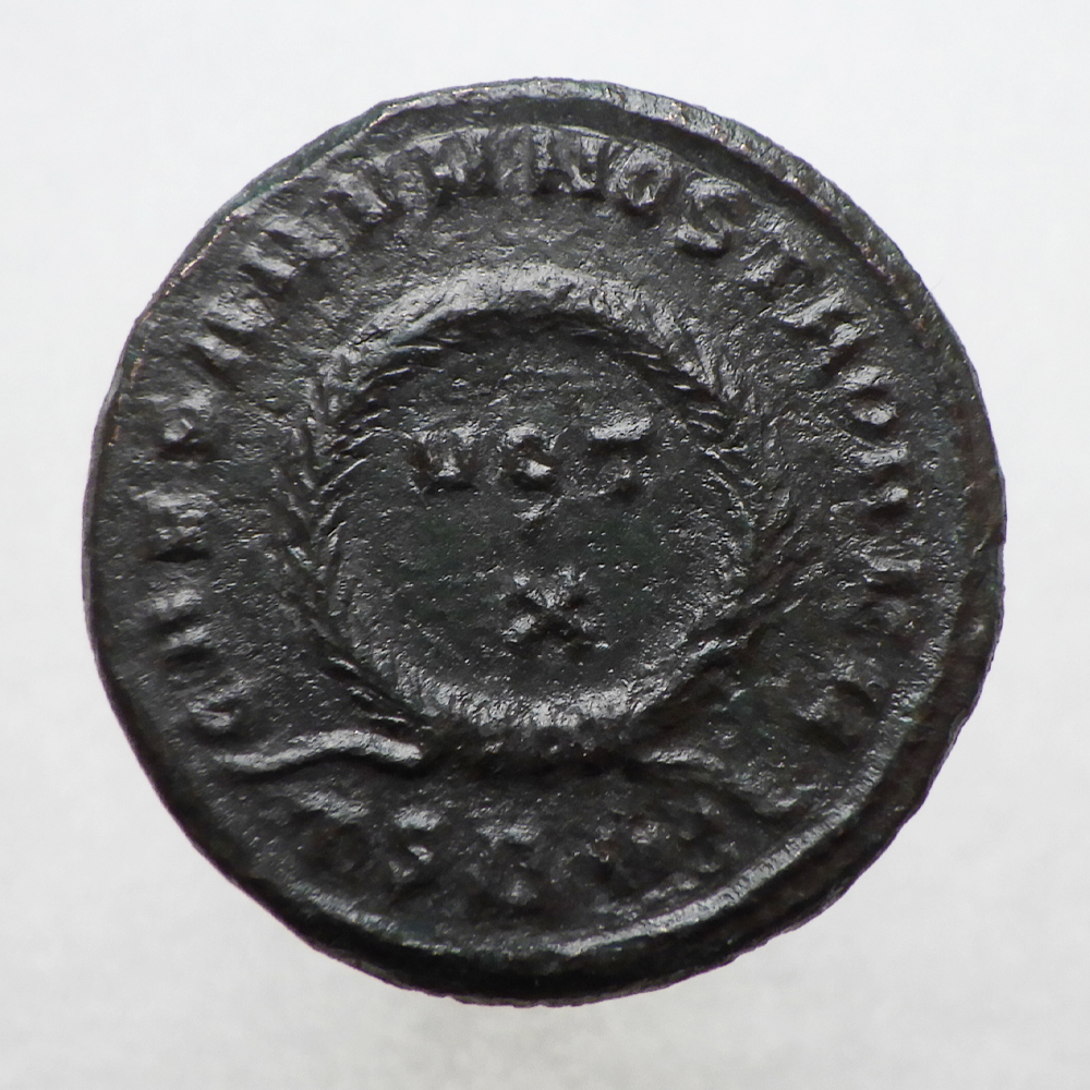 【古代ローマコイン】Crispus（クリスプス）クリーニング済 ブロンズコイン 銅貨(ABD_ZHdyuT)_画像2