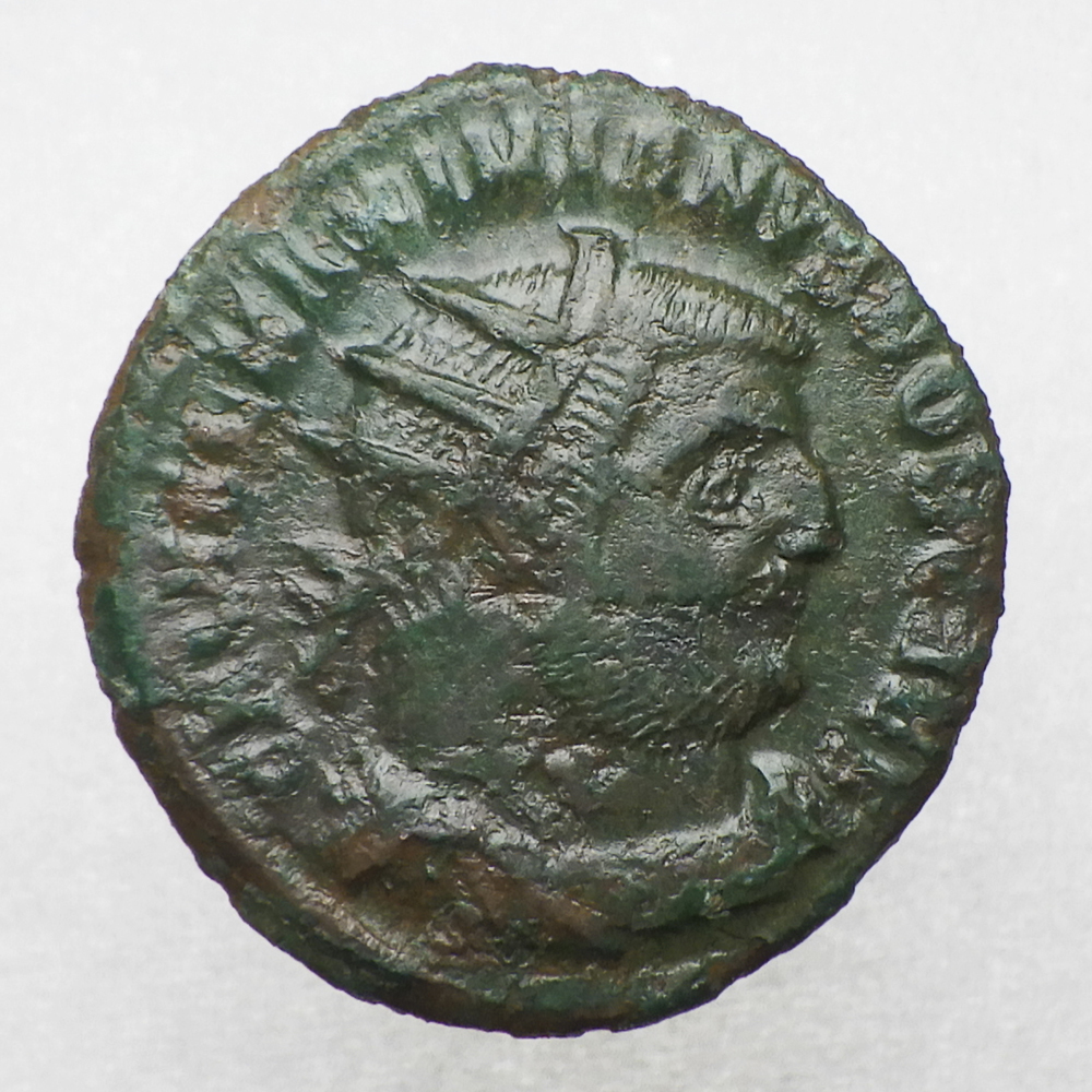 【古代ローマコイン】Galerius（ガレリウス）クリーニング済 ブロンズコイン 銅貨(QHzjgWiMwd)_画像1