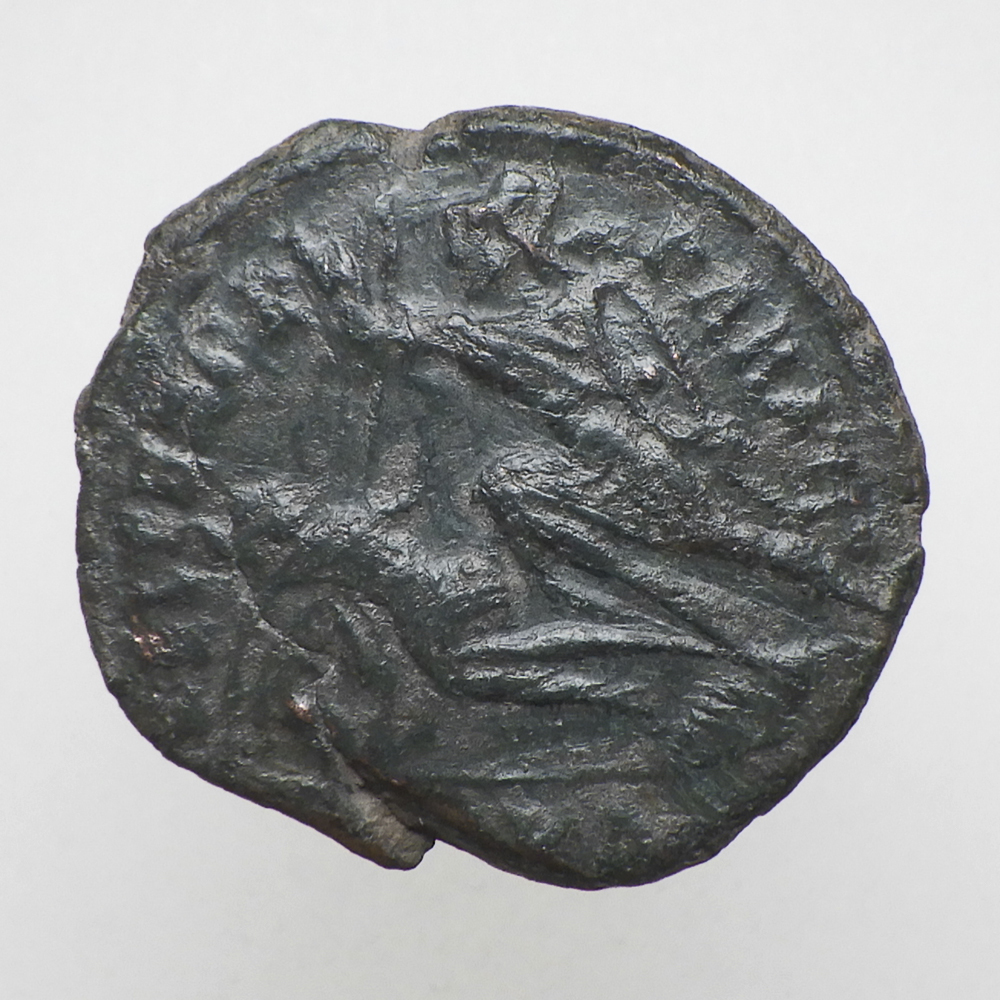 【古代ローマコイン】Constantius II（コンスタンティウス2世）クリーニング済 ブロンズコイン 銅貨(n5SVGNS6jh)_画像2