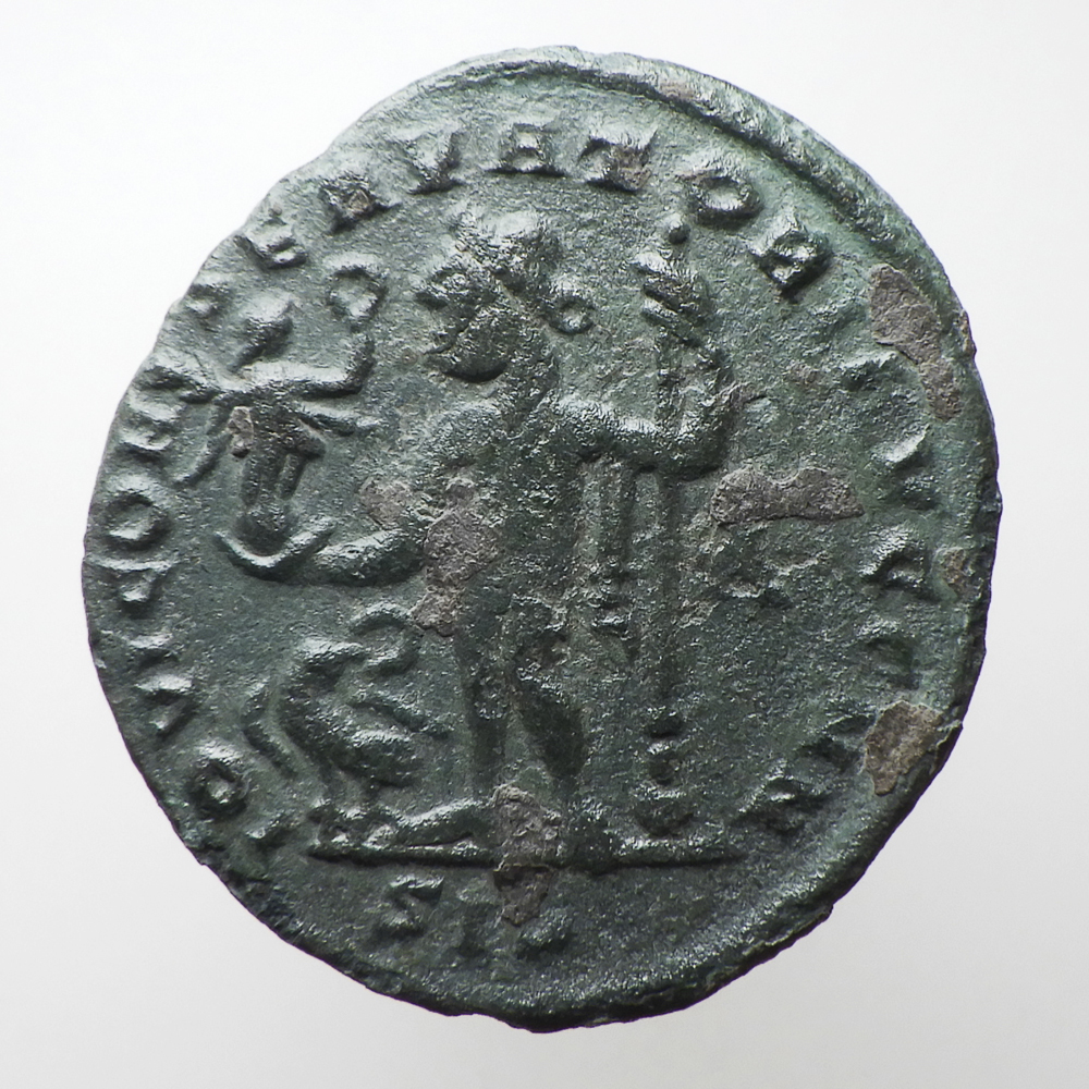 【古代ローマコイン】Licinius I（リキニウス）クリーニング済 ブロンズコイン 銅貨(VUJtVXuNJa)_画像2