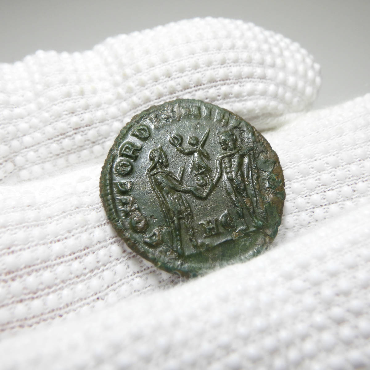 【古代ローマコイン】Galerius（ガレリウス）クリーニング済 ブロンズコイン 銅貨(QHzjgWiMwd)_画像7
