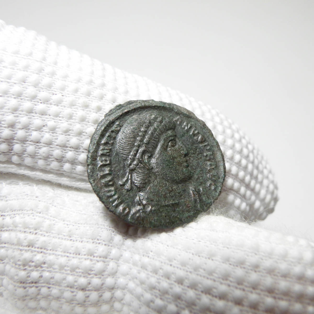 【古代ローマコイン】Valentinian I（ウァレンティニアヌス1世）クリーニング済 ブロンズコイン 銅貨(Mh8aad336s)_画像5