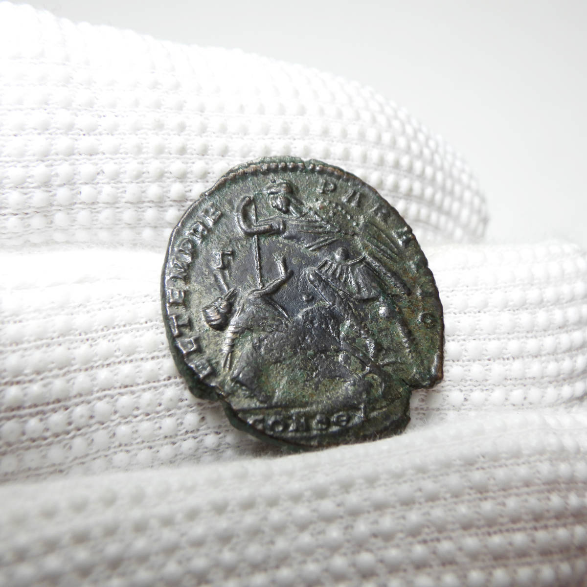 【古代ローマコイン】Constantius II（コンスタンティウス2世）クリーニング済 ブロンズコイン 銅貨(iYaSdKhcGA)_画像7