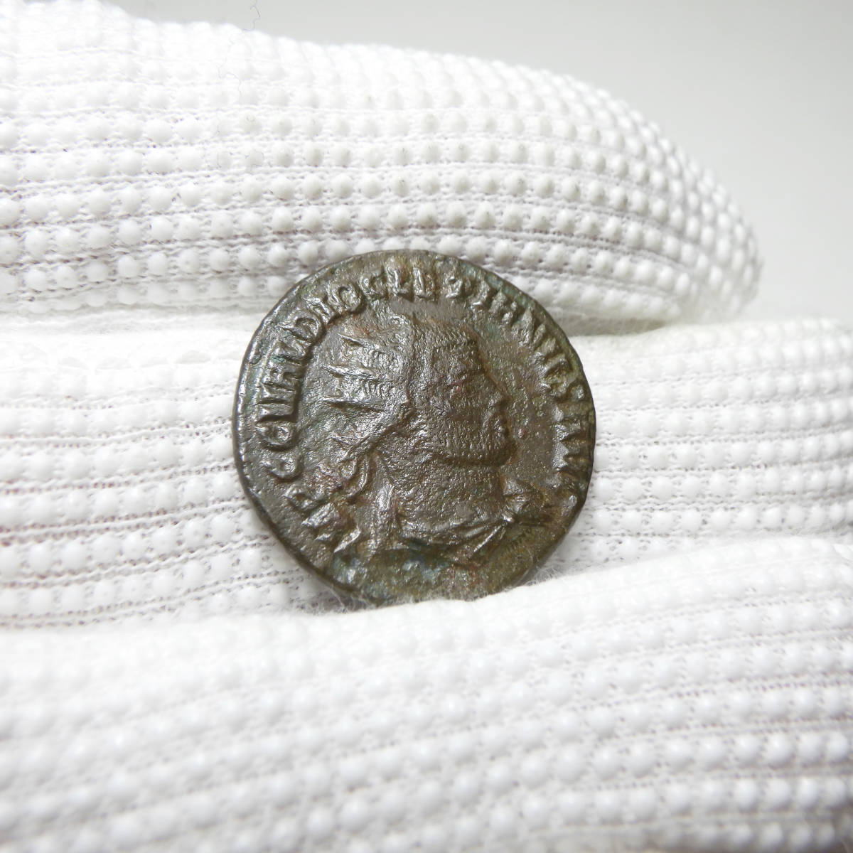 【古代ローマコイン】Diocletian（ディオクレティアヌス）クリーニング済 ブロンズコイン 銅貨(fZdDCG3JBU)_画像5