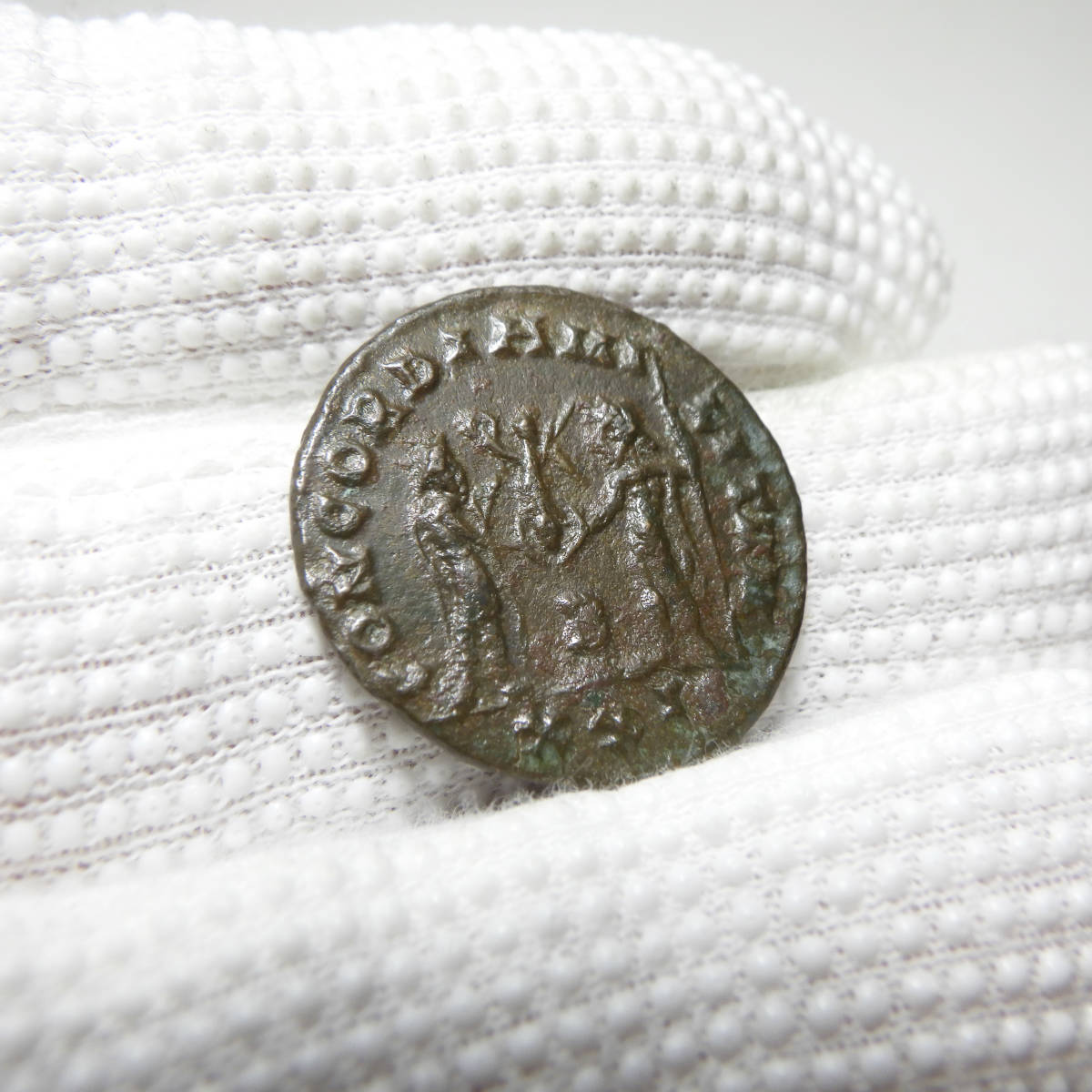 【古代ローマコイン】Diocletian（ディオクレティアヌス）クリーニング済 ブロンズコイン 銅貨(fZdDCG3JBU)_画像7