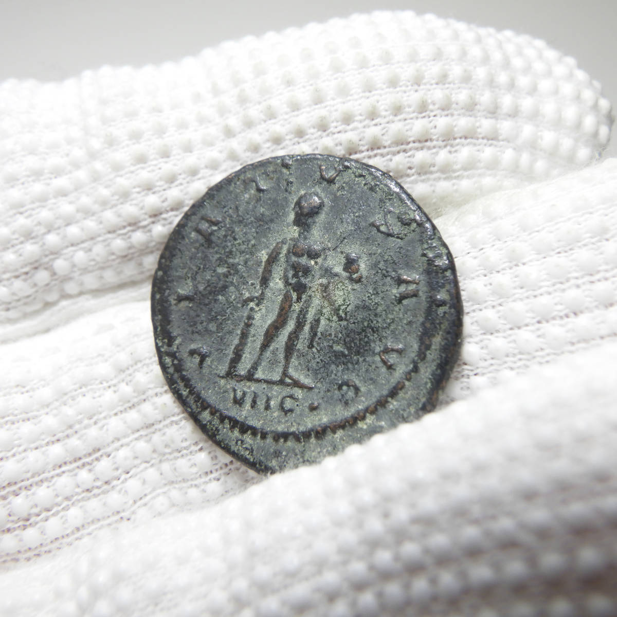 【古代ローマコイン】Gallienus（ガッリエヌス）クリーニング済 ブロンズコイン 銅貨(VH342djF6t)_画像8