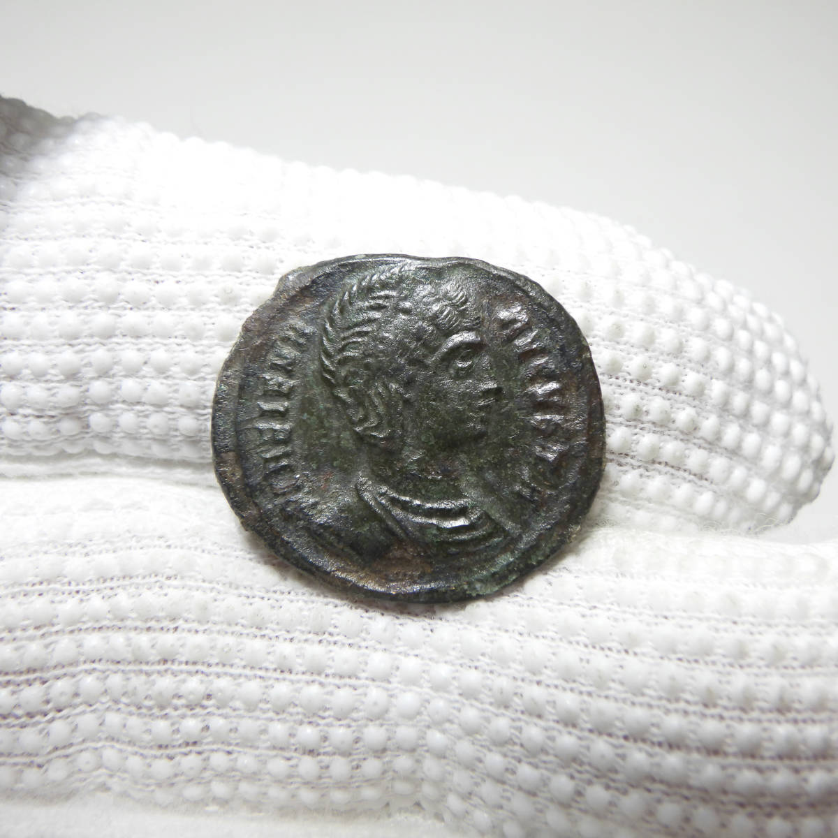 【古代ローマコイン】Helena（ヘレナ）クリーニング済 ブロンズコイン 銅貨(6wxJ5LbCz4)_画像3