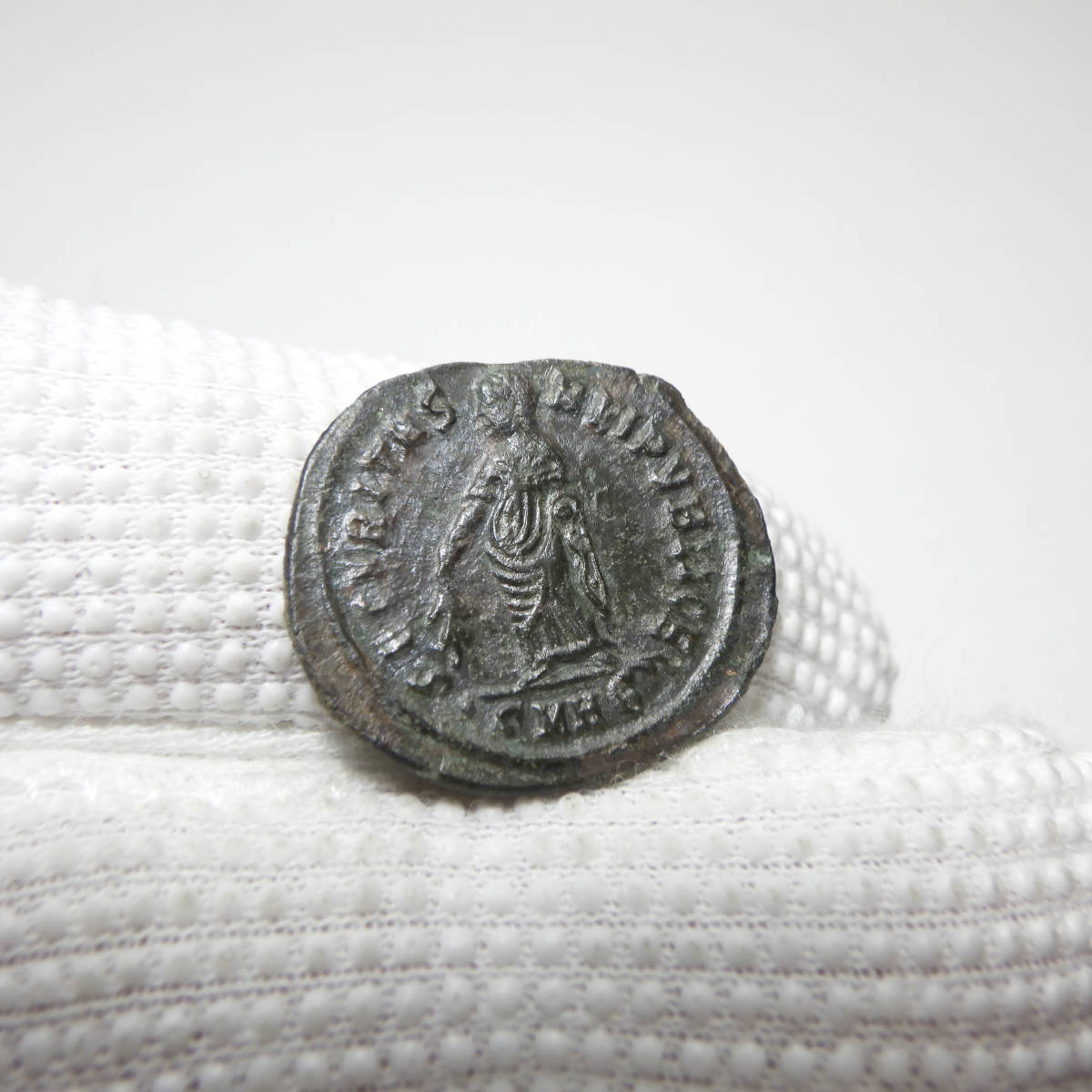 【古代ローマコイン】Helena（ヘレナ）クリーニング済 ブロンズコイン 銅貨(6wxJ5LbCz4)_画像7