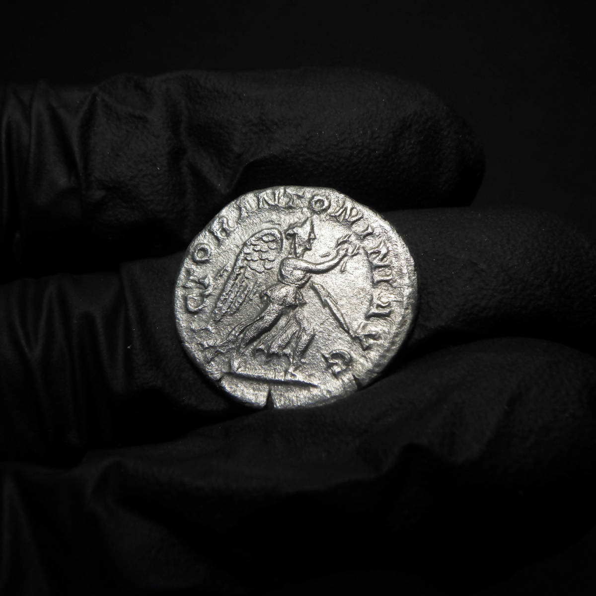 【古代ローマコイン】Elagabalus（エラガバルス）クリーニング済 シルバーコイン 銀貨(ckfMHg2_kV)_画像7
