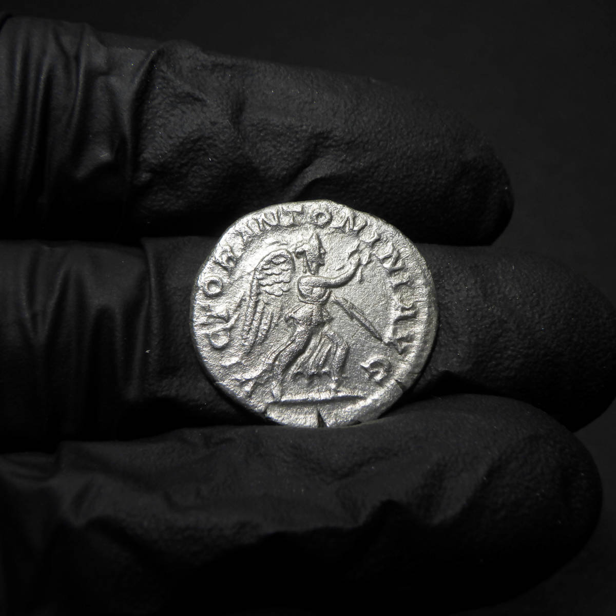【古代ローマコイン】Elagabalus（エラガバルス）クリーニング済 シルバーコイン 銀貨(ckfMHg2_kV)_画像6