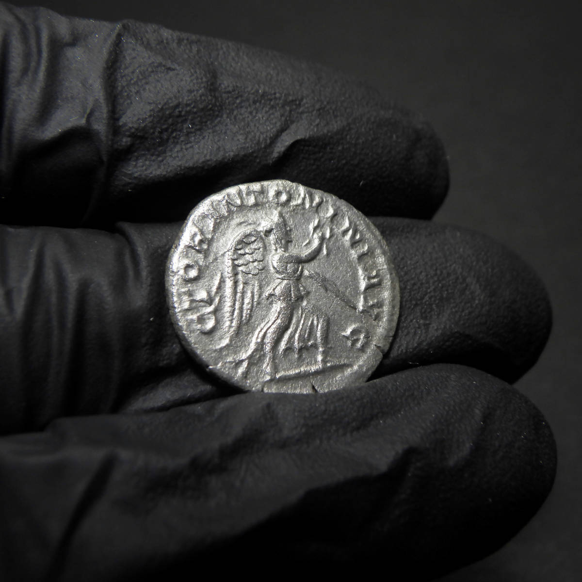 【古代ローマコイン】Elagabalus（エラガバルス）クリーニング済 シルバーコイン 銀貨(ckfMHg2_kV)_画像8