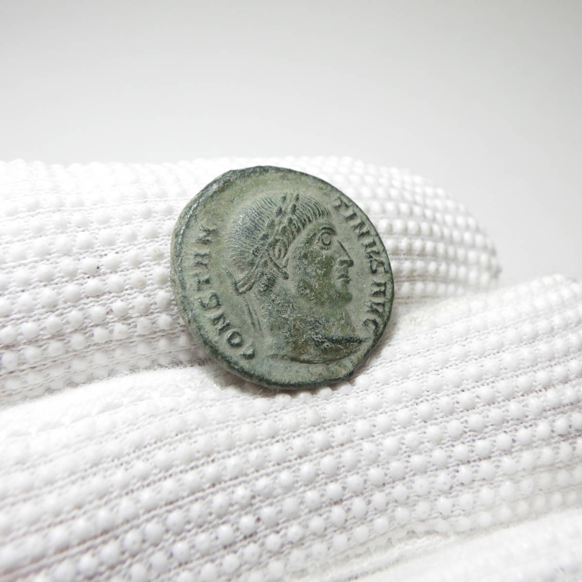 【古代ローマコイン】Constantine I（コンスタンティヌス1世）クリーニング済 ブロンズコイン 銅貨 フォリス(Pj7LZm36y9)_画像5