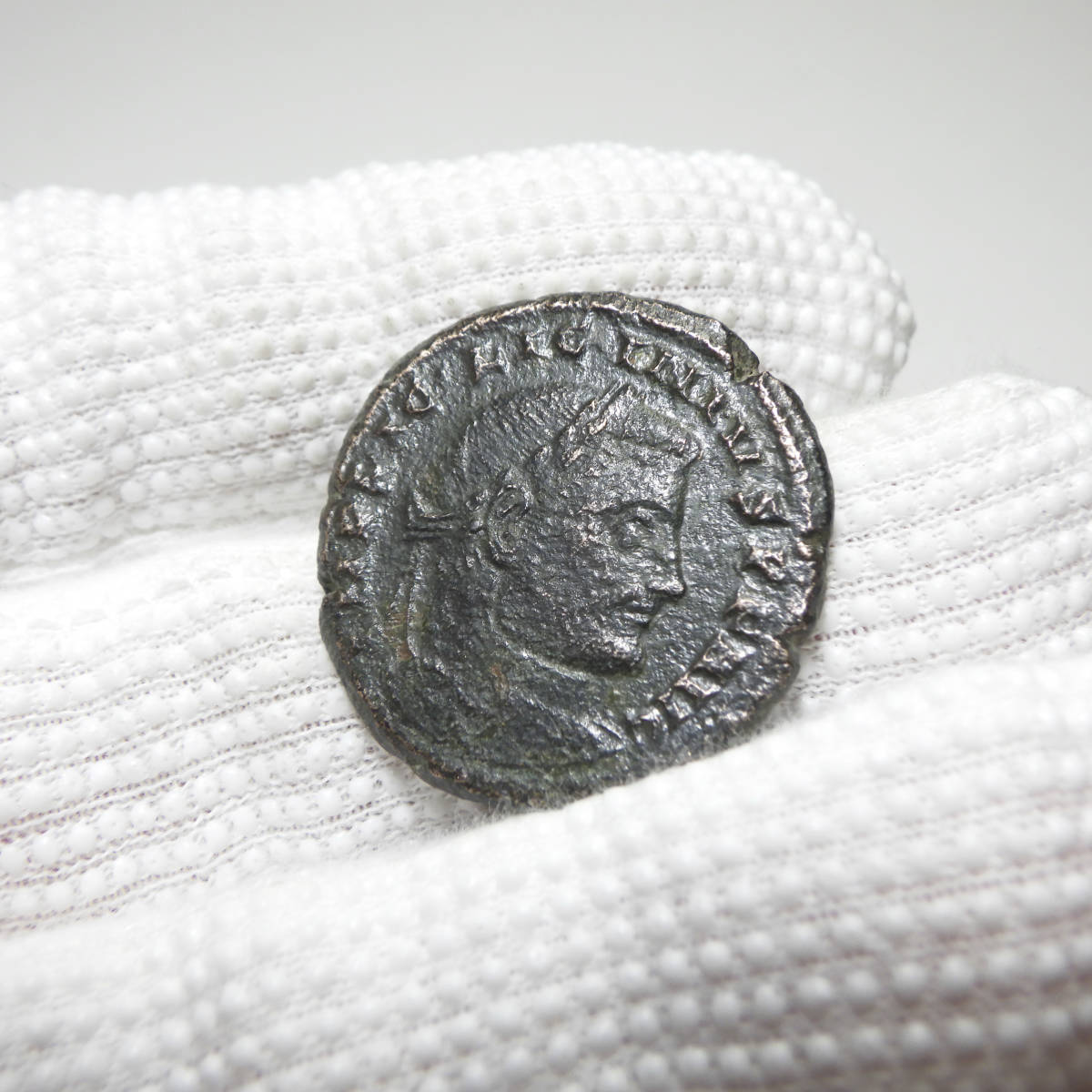 【古代ローマコイン】Licinius I（リキニウス）クリーニング済 ブロンズコイン 銅貨(aMKsy8XsrK)_画像4