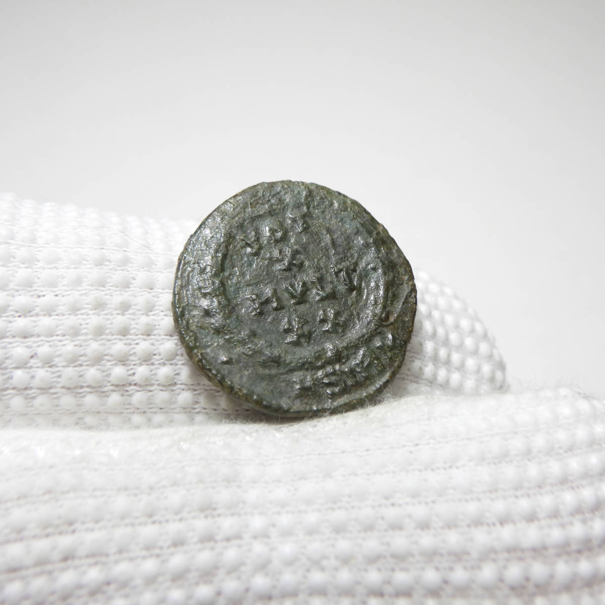 【古代ローマコイン】Julian II（ユリアヌス2世）クリーニング済 ブロンズコイン 銅貨(npb7L6DkNu)_画像7