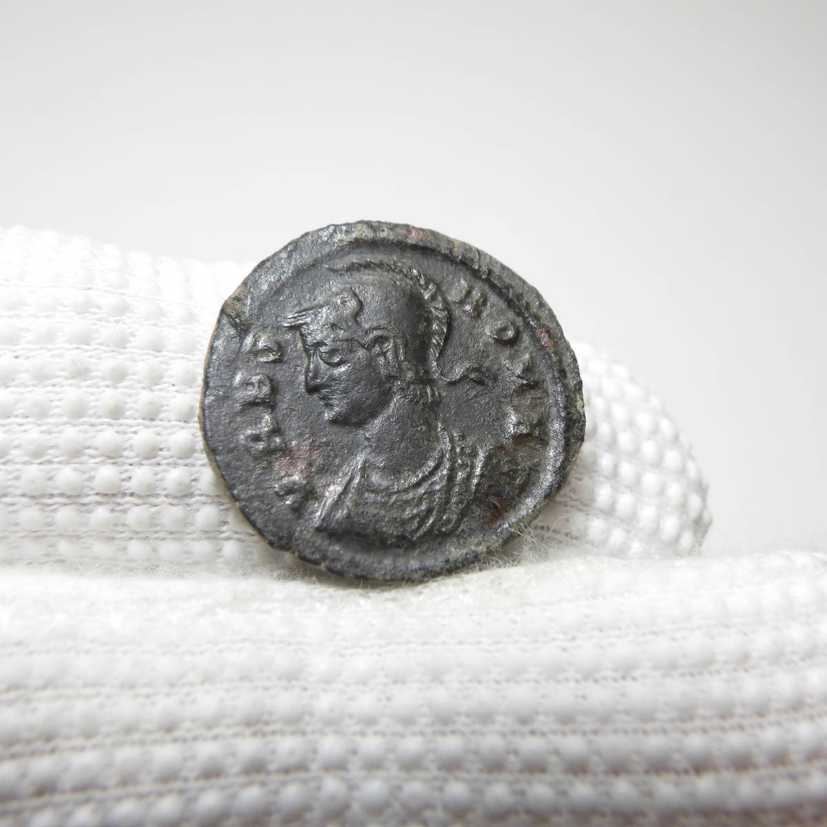 【古代ローマコイン】VRBS ROMA（ローマ市記念）クリーニング済 ブロンズコイン 銅貨(KGfUw7KZrc)_画像4