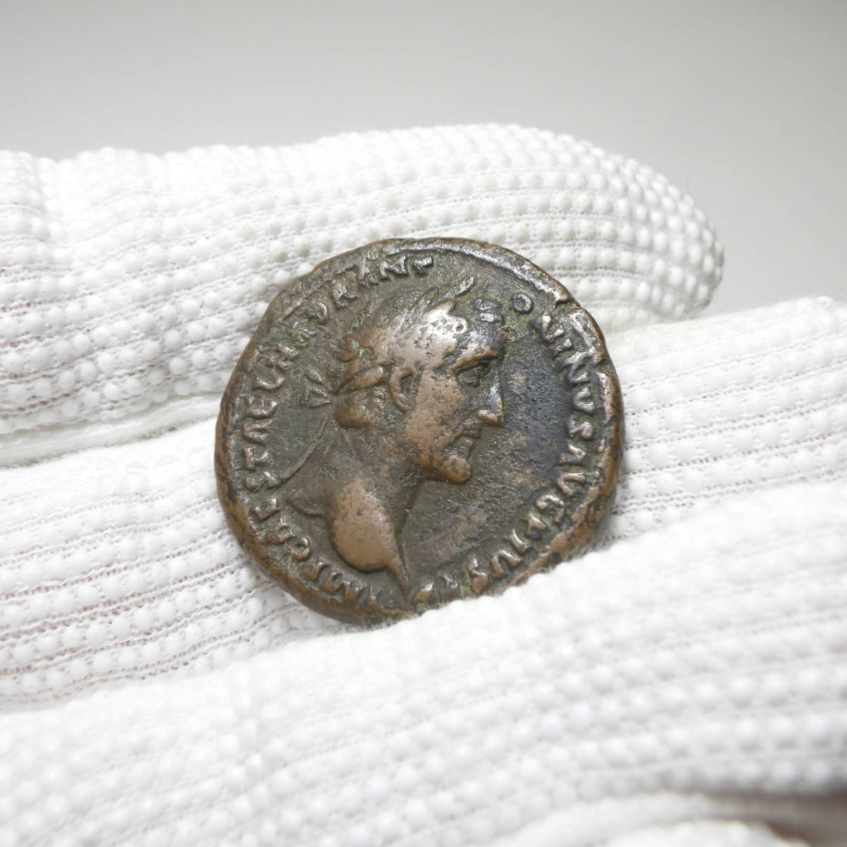 【古代ローマコイン】Antoninus Pius（アントニヌス・ピウス）クリーニング済 ブロンズコイン 銅貨(T8ktiMGp4u)_画像4