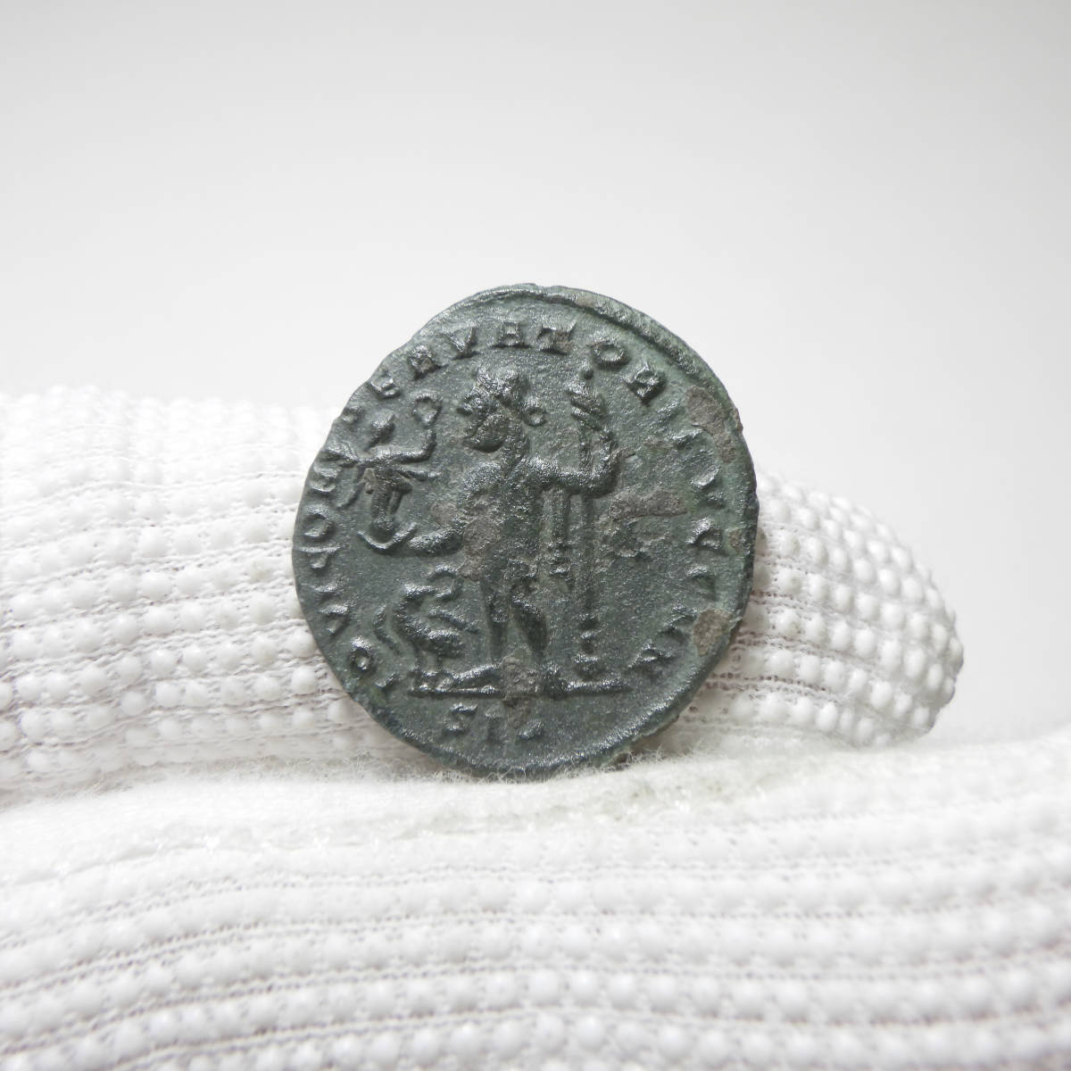 【古代ローマコイン】Licinius I（リキニウス）クリーニング済 ブロンズコイン 銅貨(VUJtVXuNJa)_画像6