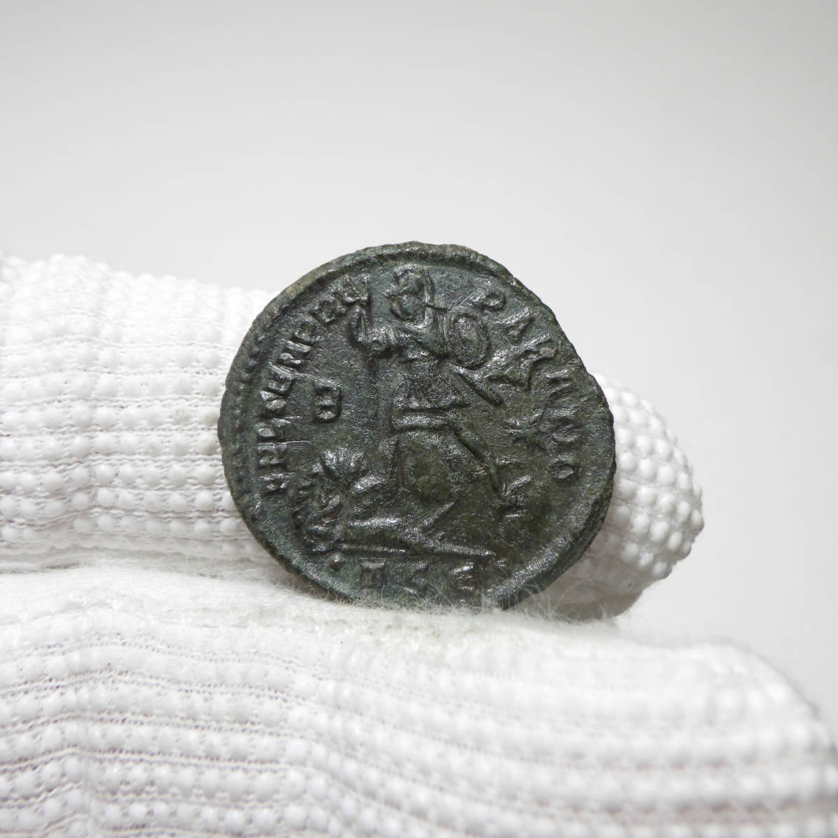 【古代ローマコイン】Constantius II（コンスタンティウス2世）クリーニング済 ブロンズコイン 銅貨(dnMtu3dY4D)_画像6