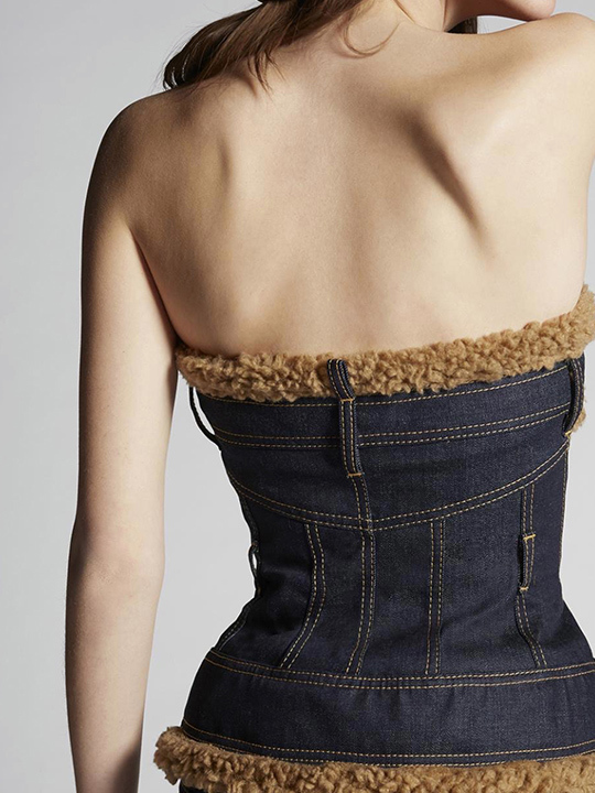 DSQUARED2 ディースクエアード ベアトップフレアドレス | www.jarussi