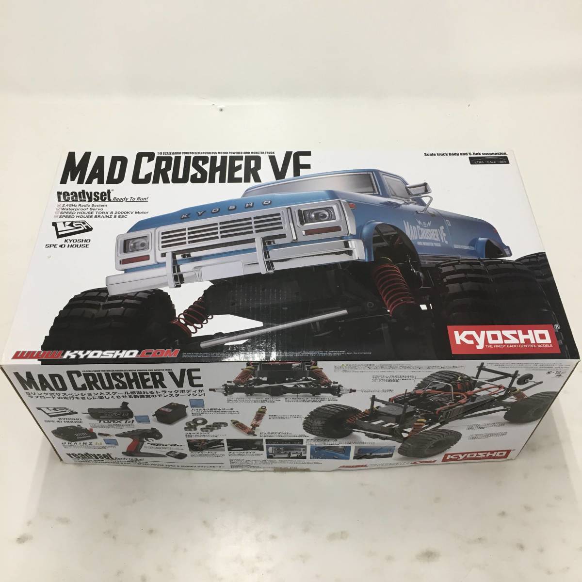 Yahoo!オークション - KYOSHO 京商 1/8 RC MAD CRUSHER VE Yahoo!オークション - KYOSHO 京商 1/8 RC MAD CRUSHER VE