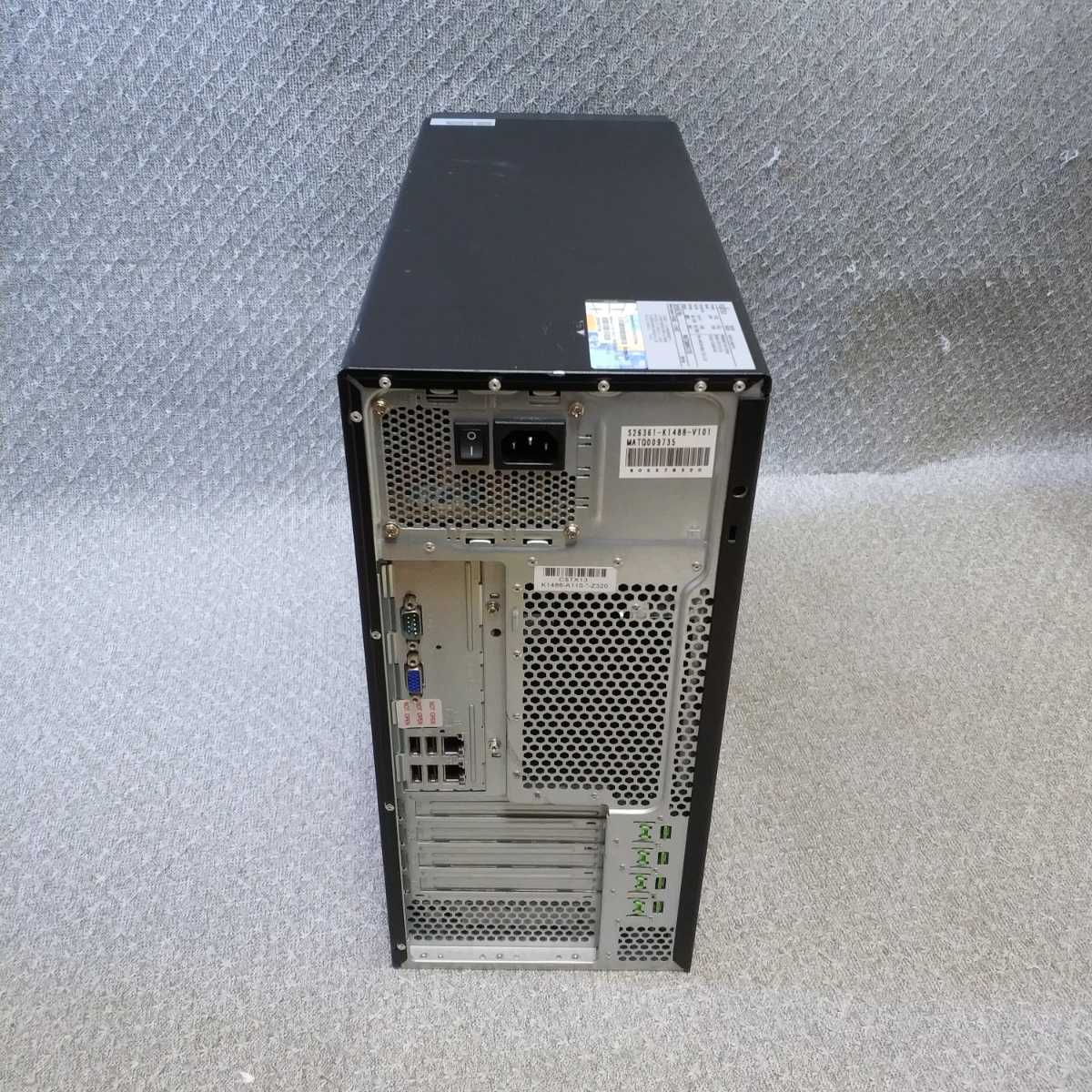 富士通 FUJITSU PRIMERGY TX1310 M1 ★ Xeon E3-1226 v3 3.3GHz/メモリ8GB/HDD1TB(SATA3.5インチ)USB3.0/Windows Server 2012 R2_画像2