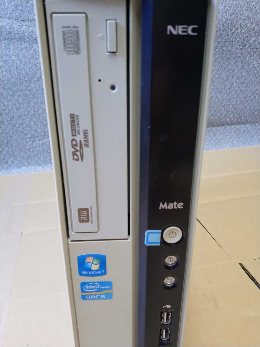 ★激安★ NEC Mate ML-D ★ 第二世代 i5-2400S 4コア/メモリ4GB/HDD250GB/マルチ/office/Win 10/Windows 7 Pro/XP Pro SP3/T035Dの画像6