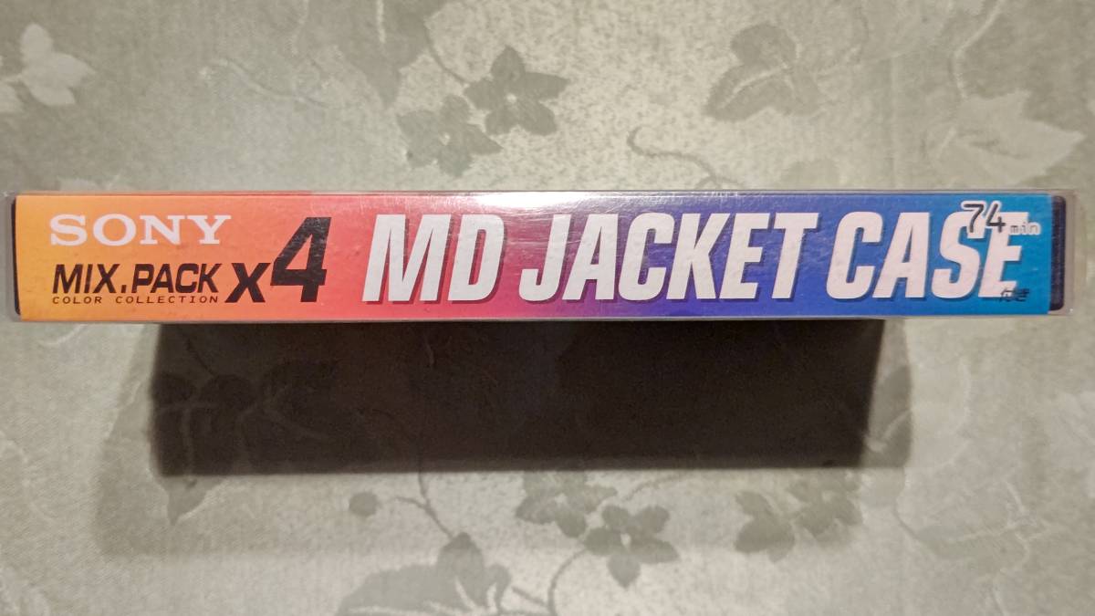 日本製 MD JACKET CASE付き ミニディスク SONY ソニー カラー