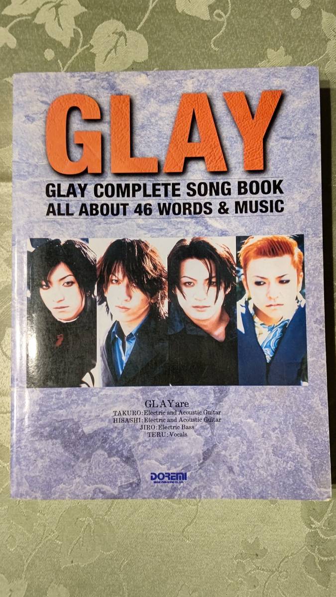 Yahoo!オークション - GLAY 初期 46曲 COMPLETE SONG BOO...