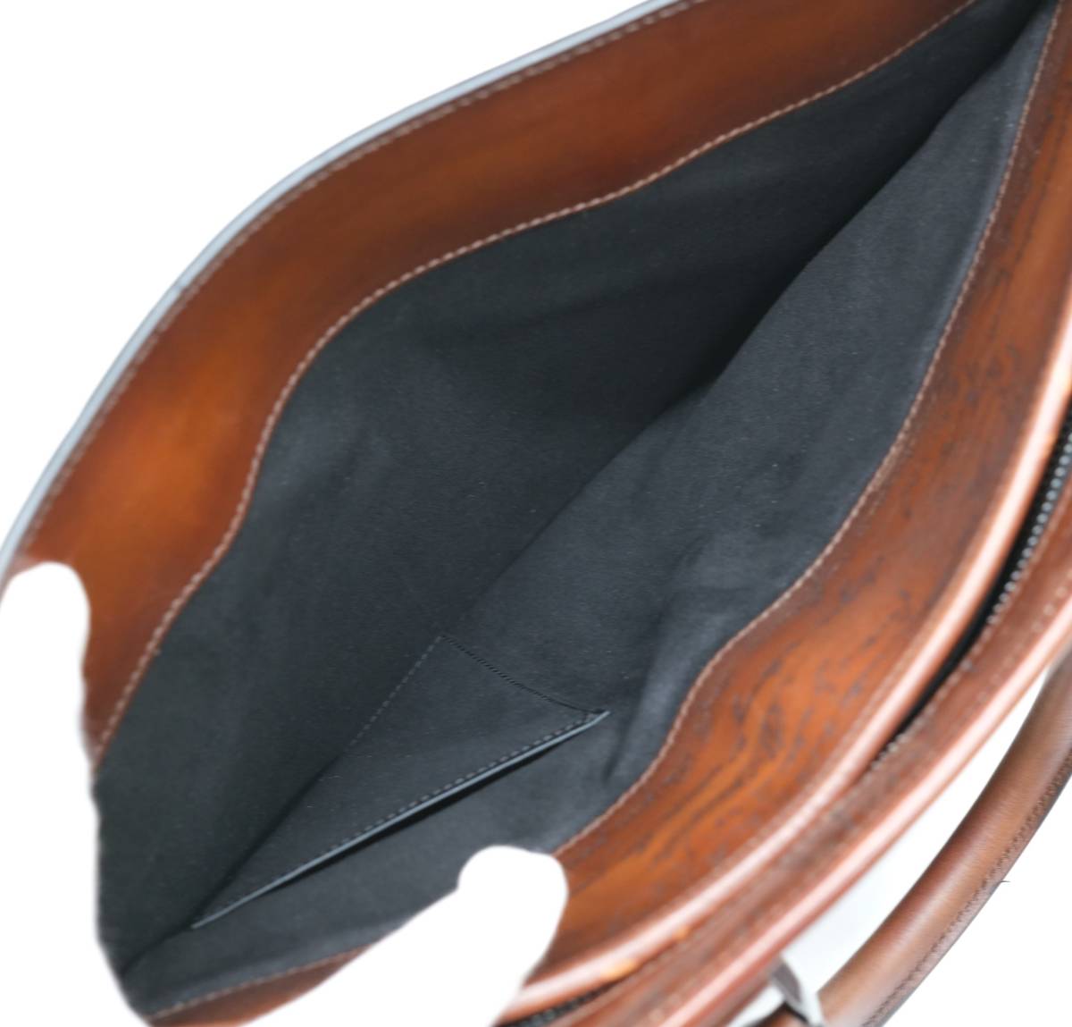 【お値引き】【美品】Berluti ベルルッティ カリグラフィー アンジュール スモール スクリットレザー ビジネス ブリーフケース 書類鞄