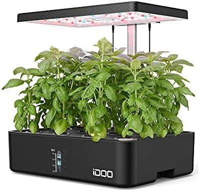 iDOO hydroponic culture kit .... cultivation kit plant rearing LED light attaching vegetable cultivation set raising seedling kit water pump . fan mounted interior 