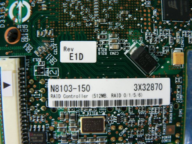 1FGR // NEC N8103-150 LSI MegaRAID SAS 9267-8i 512MB (RAID 0/1/5/6) 専用ブラケット/N8103-153//NEC Express5800/R120d-2E 取外//在庫1_画像2