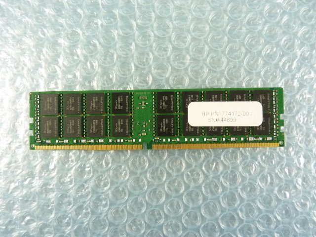 1NGU // 16GB DDR4 17000 PC4-2133P-RA0 Registered RDIMM 2Rx4 HMA42GR7MFR4N-TF 752369-081 774172-001 // HP ProLiant DL360 Gen9 取外の画像5
